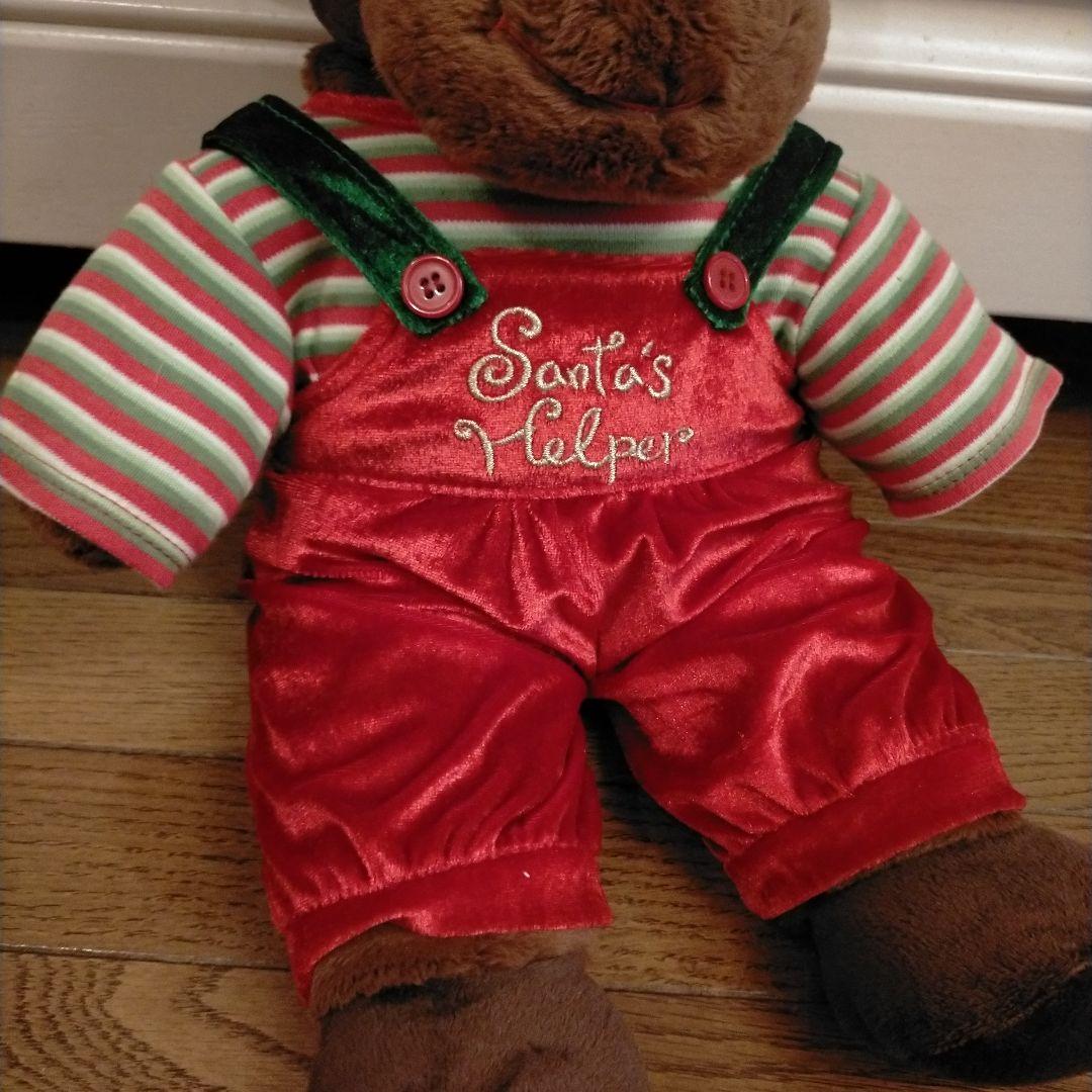 ビルドアベア　クリスマスコスチューム付　トナカイぬいぐるみ　光る