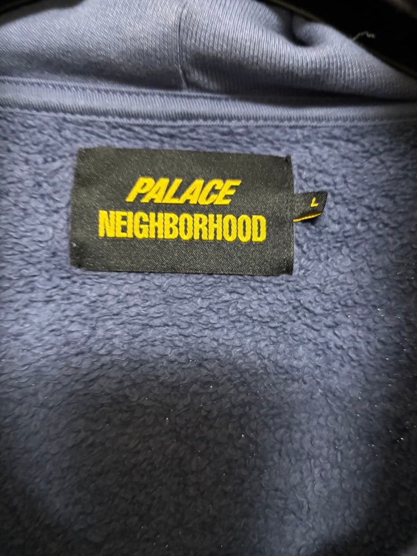 PALACE NEIGHBORHOOD ネイビー パーカー L