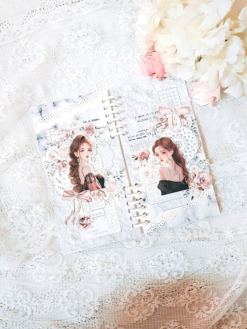 コラージュ素材　紙もの　素材紙　【2689】