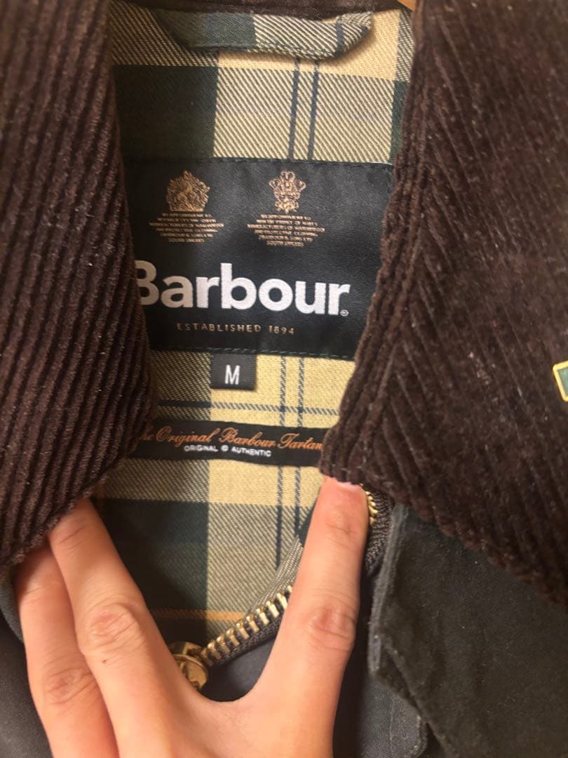 Barbour SPEY バブアースペイ　Mサイズ ピンズ付き