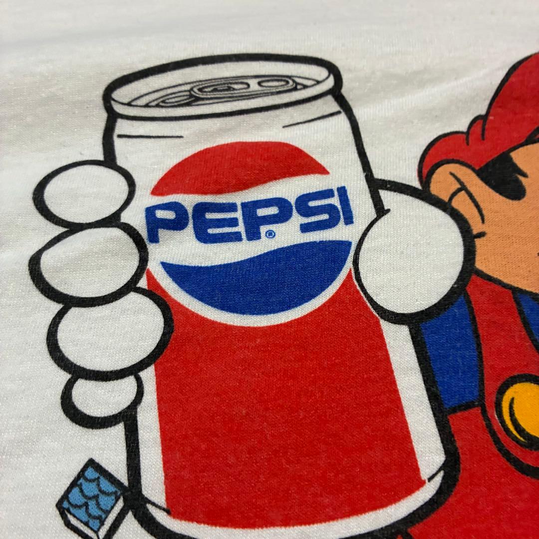 80S USA製 SCREEN STARS MARIO PEPSI プロモ XL