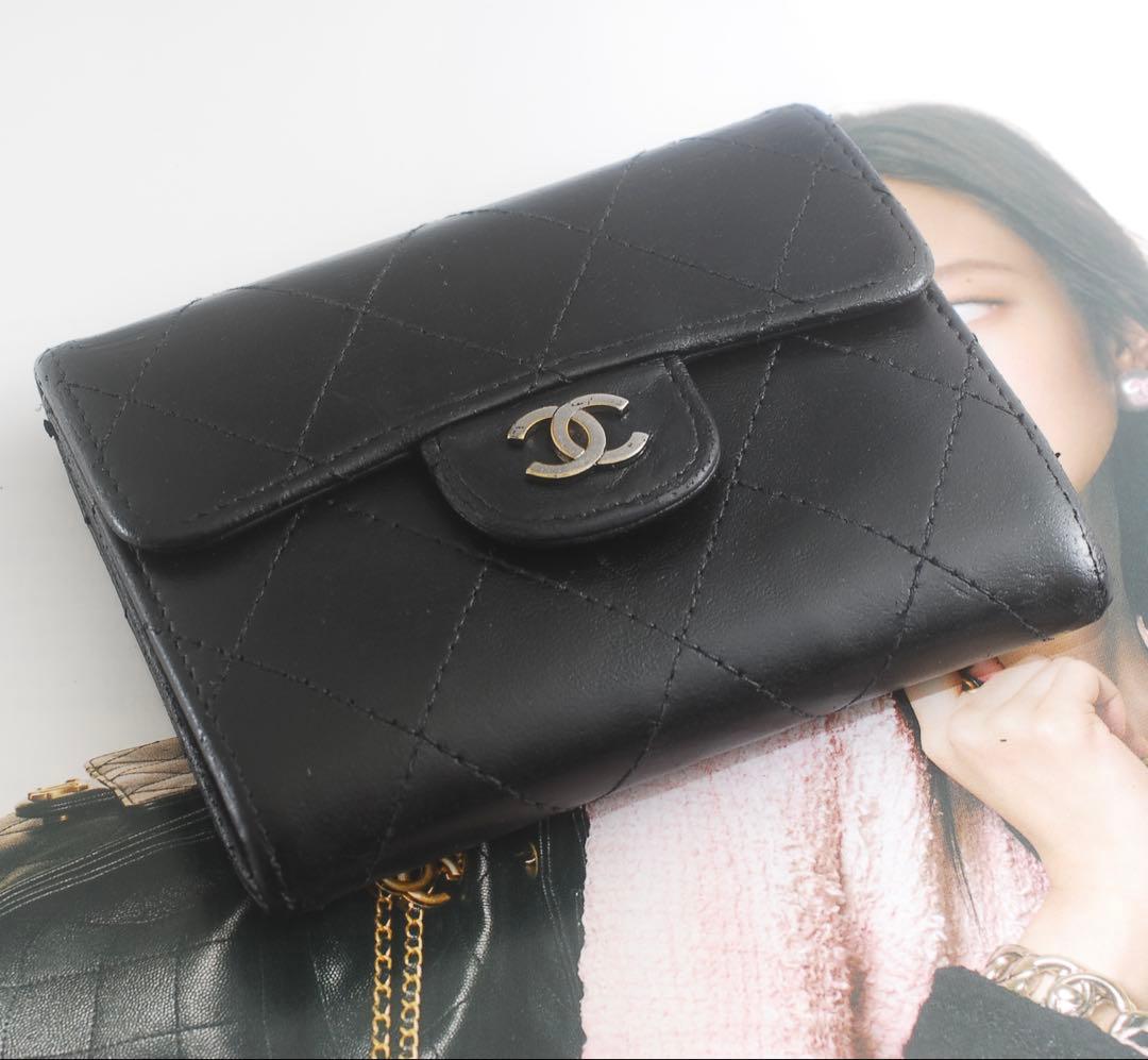 シャネル＊ラムスキン＊マトラッセ＊カードケース＊ケース＊小銭入れ＊財布