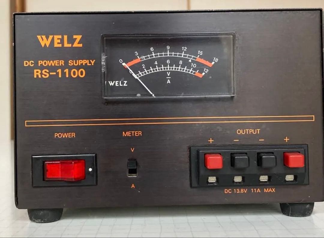 WELZ直流安定化電源 RS-1100 通電確認済み