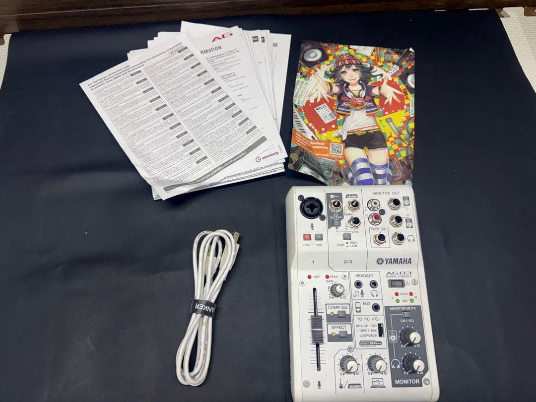 YAMAHA AG03 オーディオインターフェイス 通電確認のみ