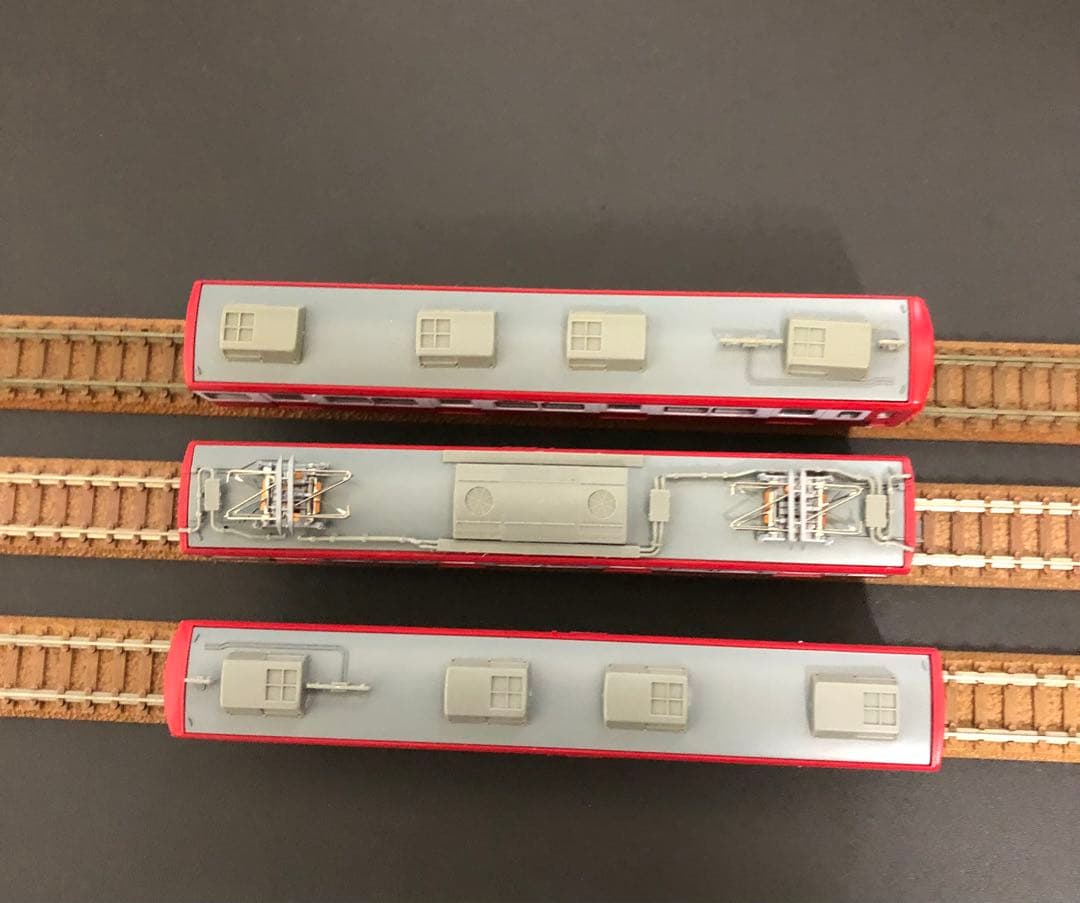 管理番号1617 京急800形旧塗装 NゲージKATO塗装済キット組立品T車3両