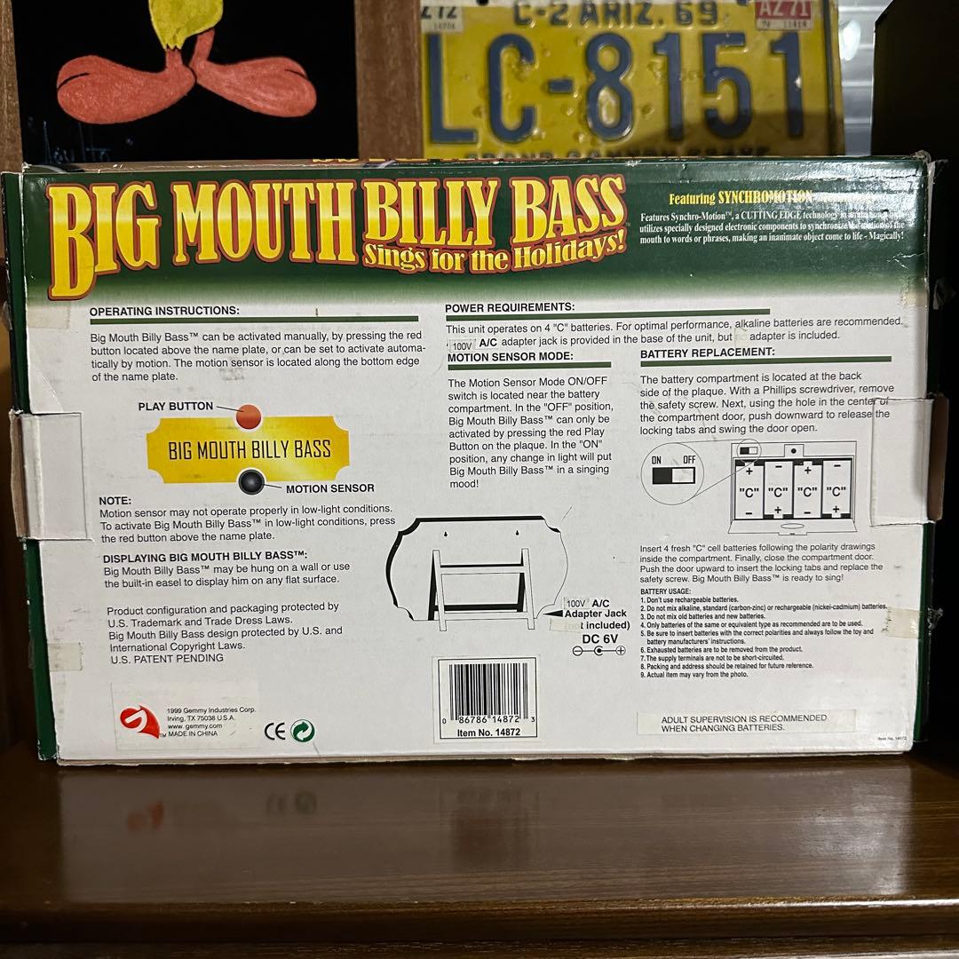 BIG MOUTH BILLY BASS クリスマス 限定版