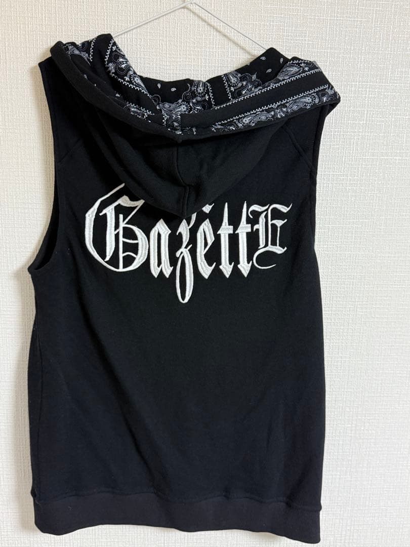 the GazettE ガゼット パーカー スリーブレス タンクトップ