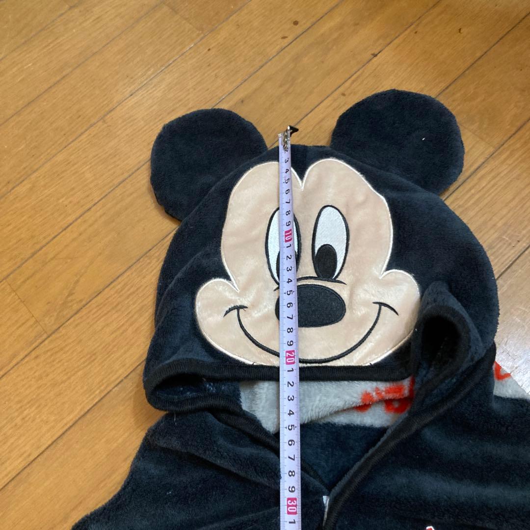 ミッキーマウス フード付きなりきりポンチョ