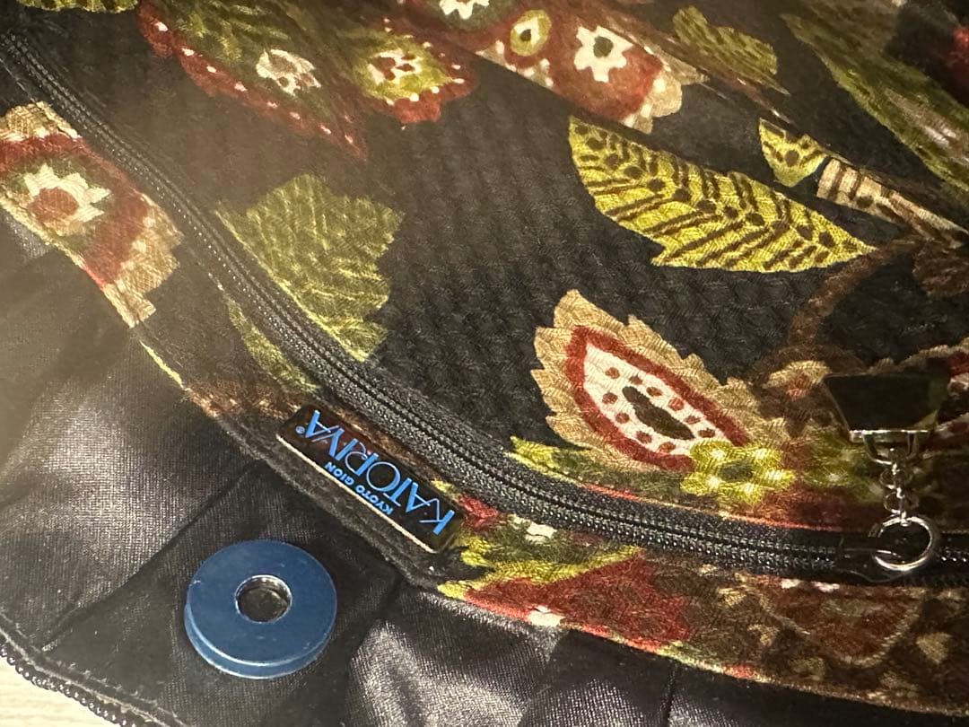 KATORIYA 総ビーズ刺繍 花柄 ハンドバッグ　セット