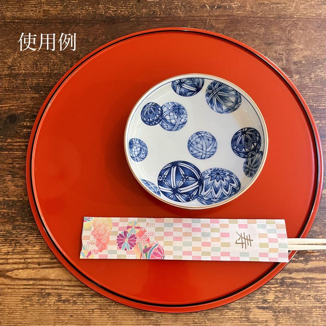 輪島塗３枚セット円形漆器膳 （布着本堅地）丸盆