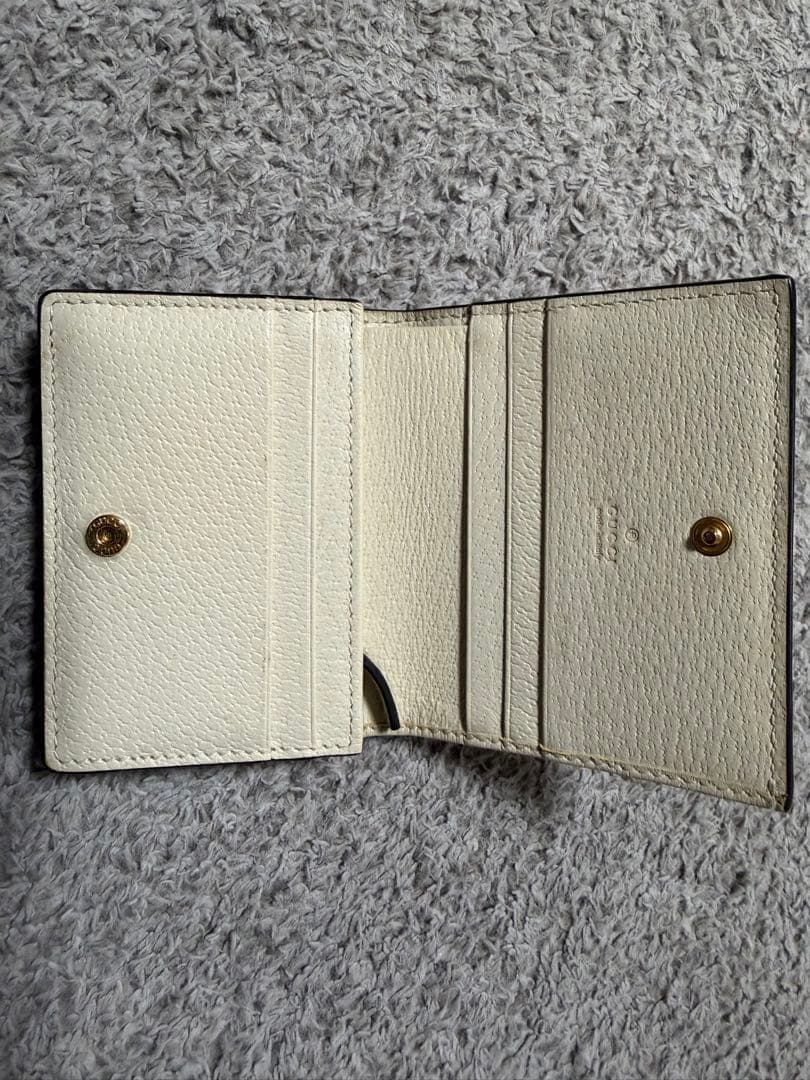 GUCCI / GGマーモント二つ折り財布