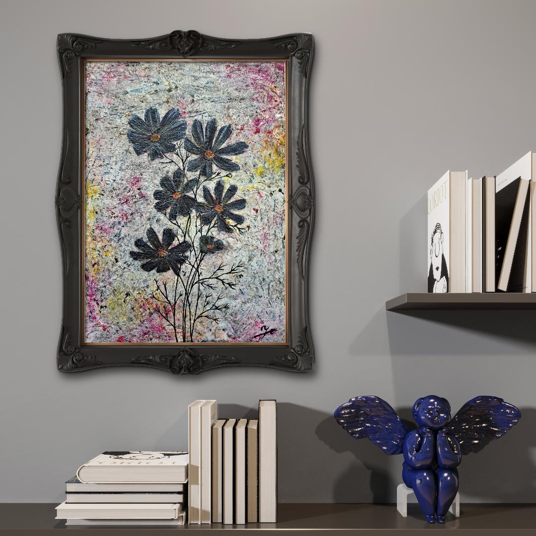 【専用】コスモス / 抽象画 33×24㎝ F4 インテリア モダン キャンバス