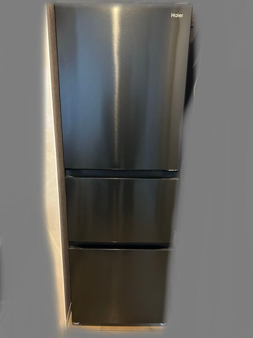 Haier ブラック 3ドア冷蔵庫