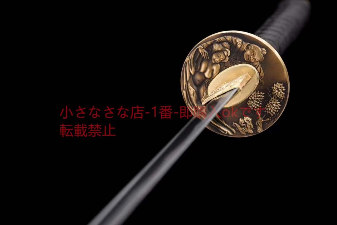 銅装炭素鋼侍刀【花千骨】  古兵器 武具 刀装具 日本刀 模造刀 居合刀