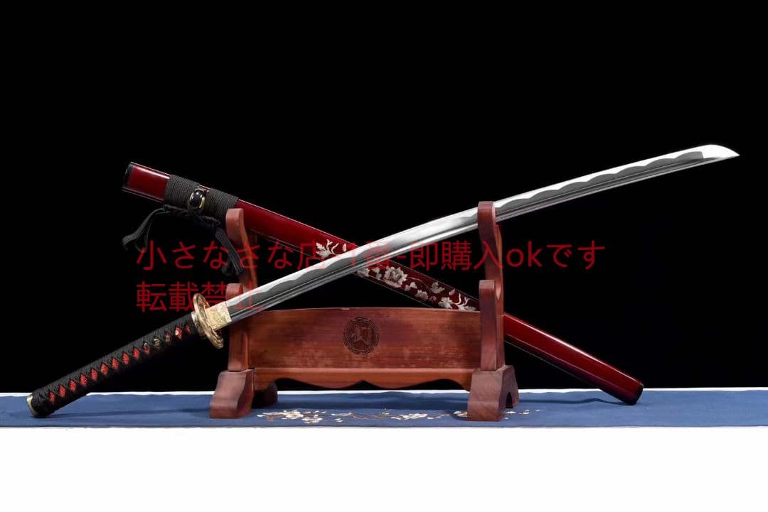 銅装炭素鋼侍刀【花千骨】  古兵器 武具 刀装具 日本刀 模造刀 居合刀