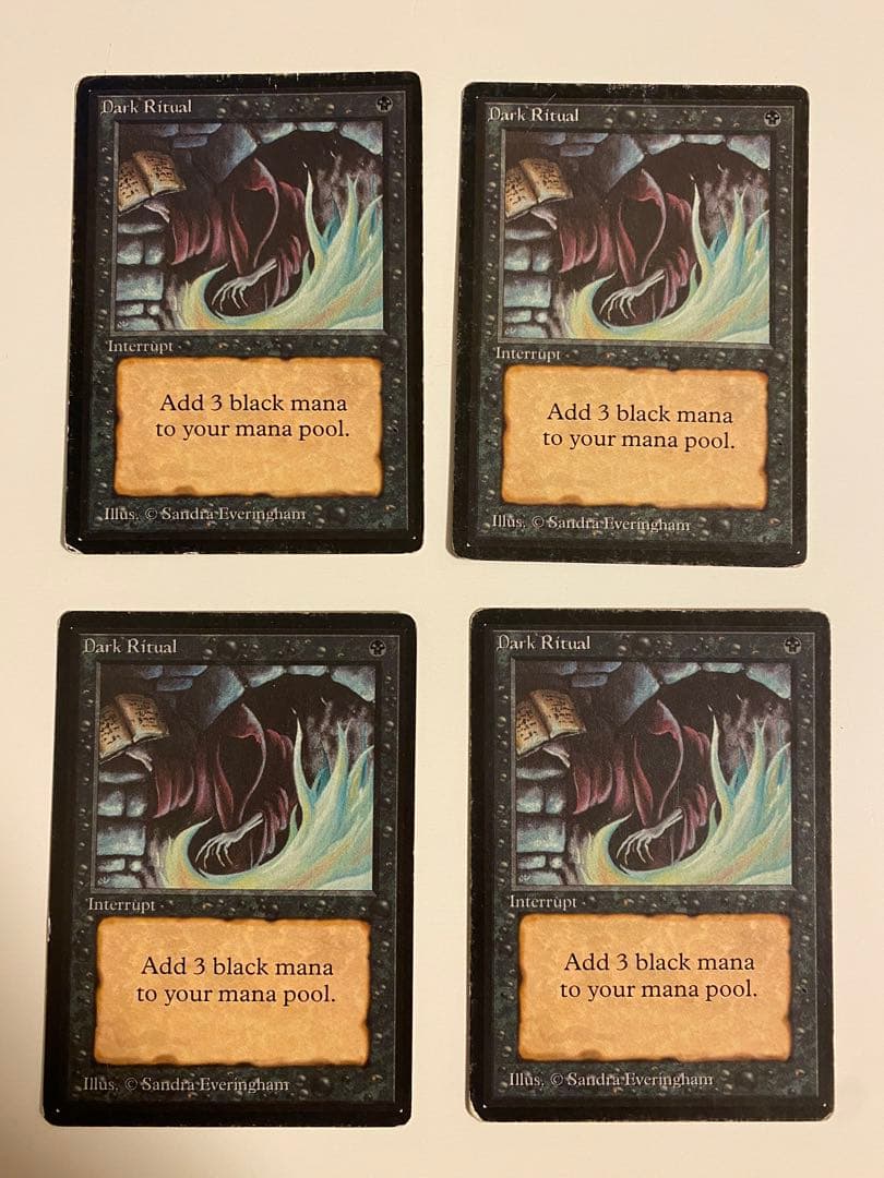 MTG 暗黒の儀式/Dark Ritual β 4枚