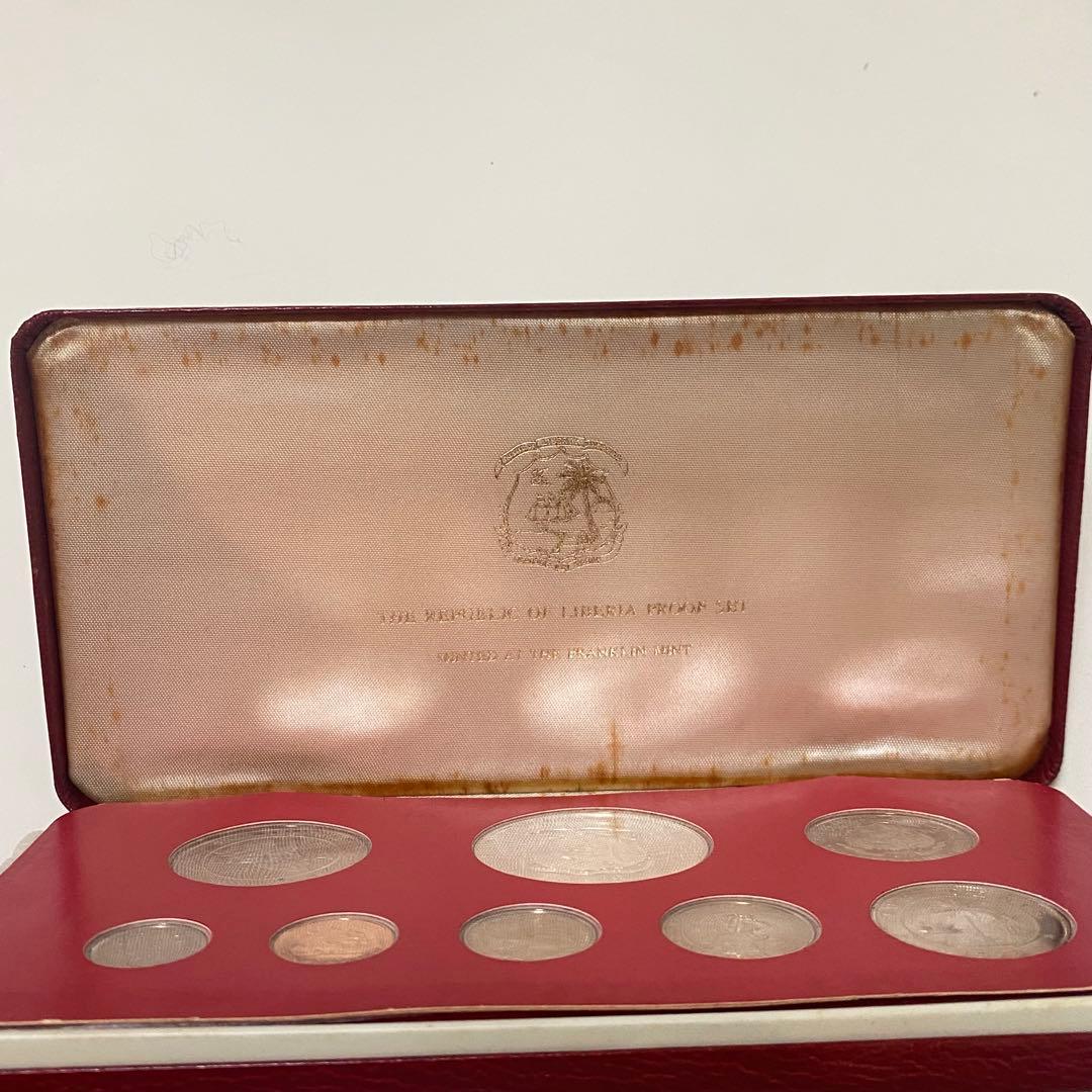 1978年 リベリア共和国 プルーフ セット フランクリン・ミント