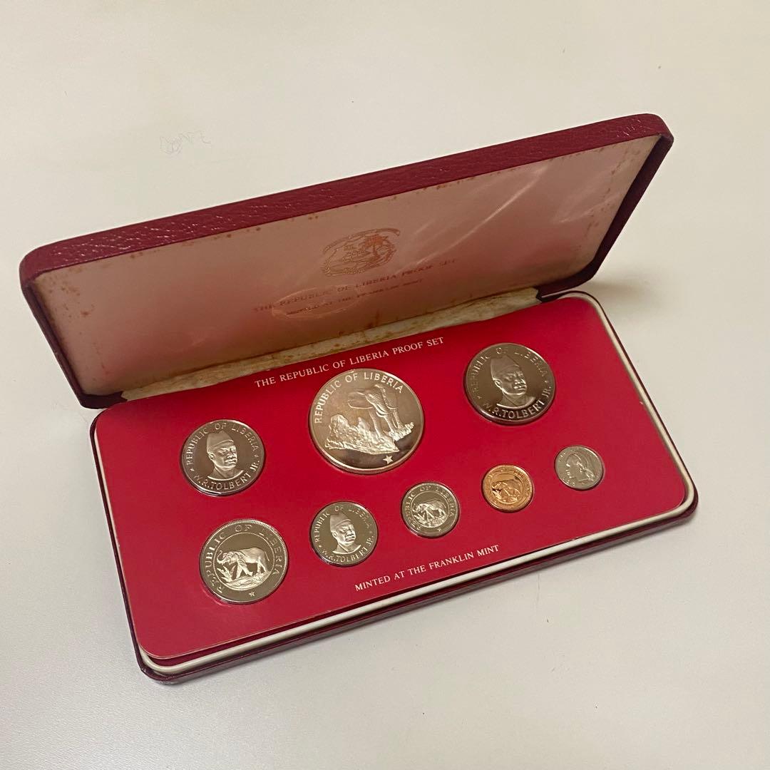 1978年 リベリア共和国 プルーフ セット フランクリン・ミント
