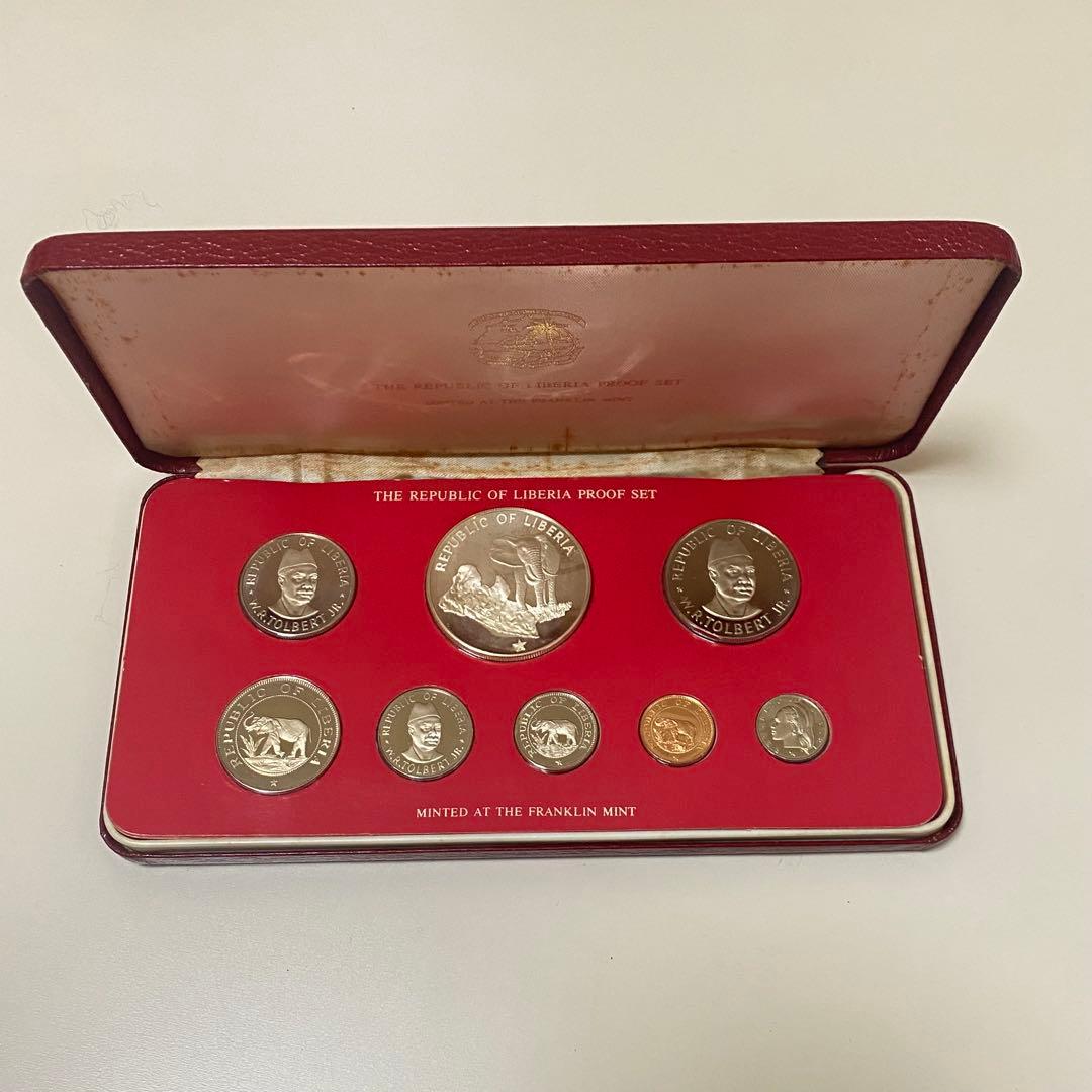 1978年 リベリア共和国 プルーフ セット フランクリン・ミント