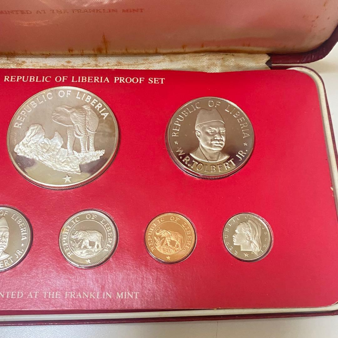 1978年 リベリア共和国 プルーフ セット フランクリン・ミント