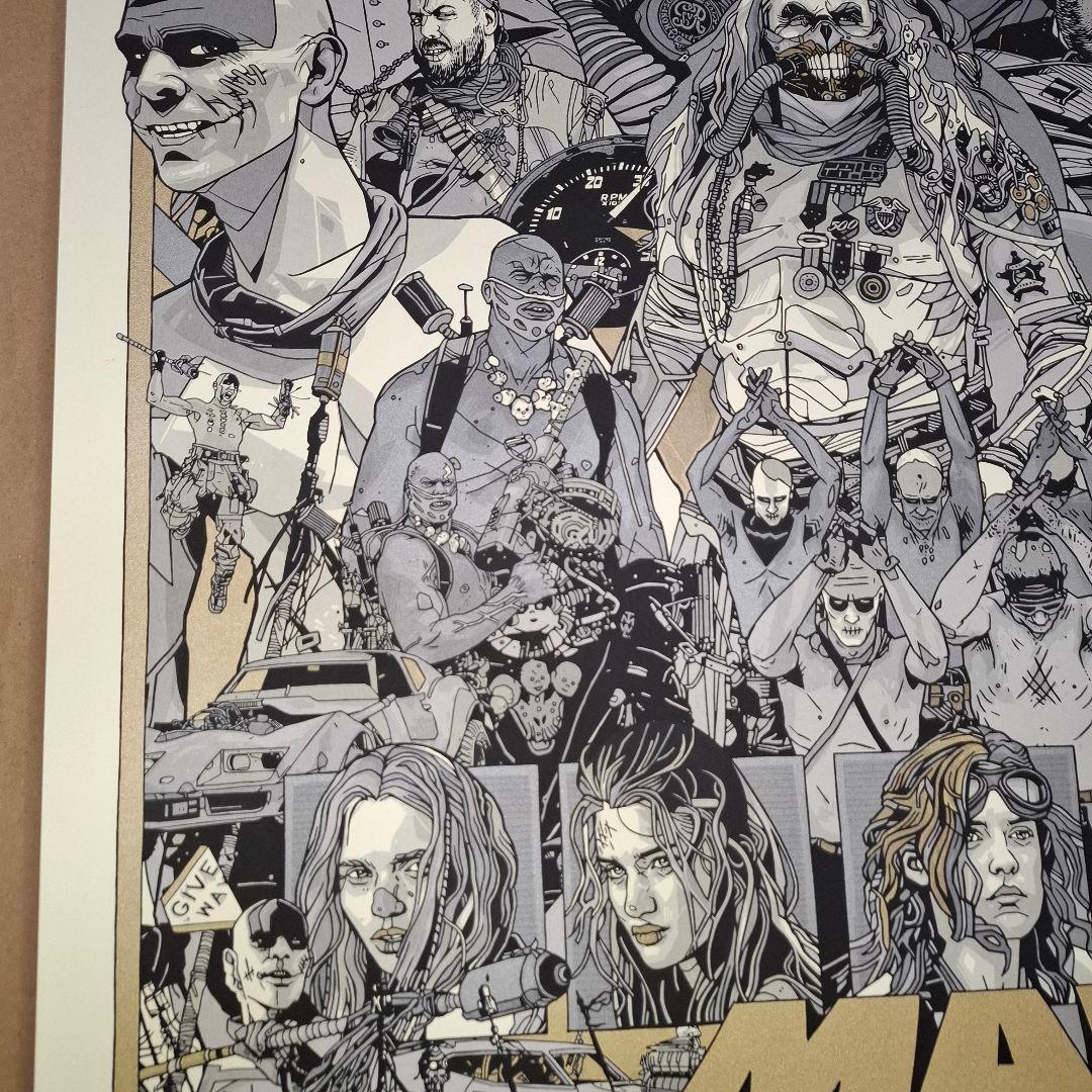 ●250枚限定 マッドマックス 怒りのデスロード シルクスクリーン ミニポスター