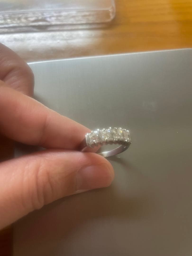 PT900プラチナダイヤモンドリング5.4g 1.07ct