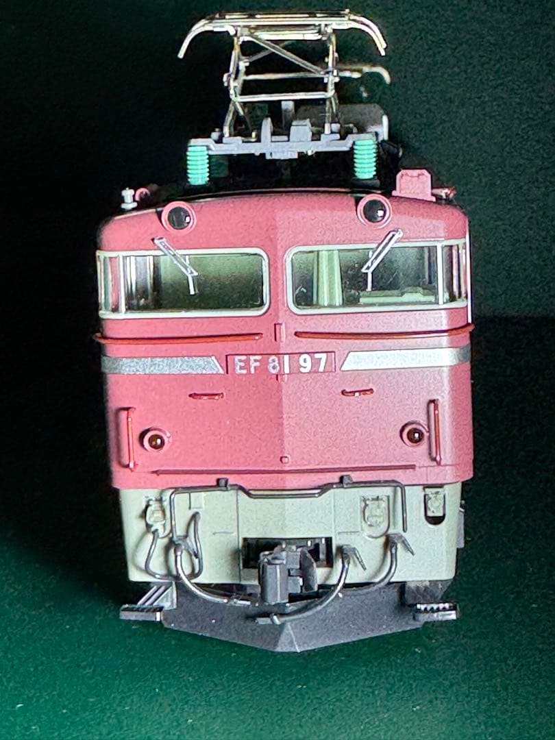 HOゲージ KATO 1-320 EF81 一般色　GUパーツ取付済 登場時仕様