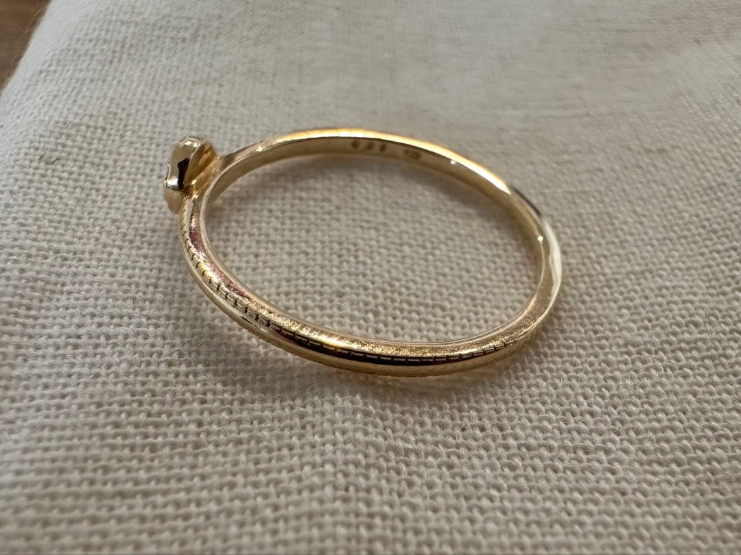 専用ページ‼️ageteアガット K10 13号　ダイヤモンド　リング