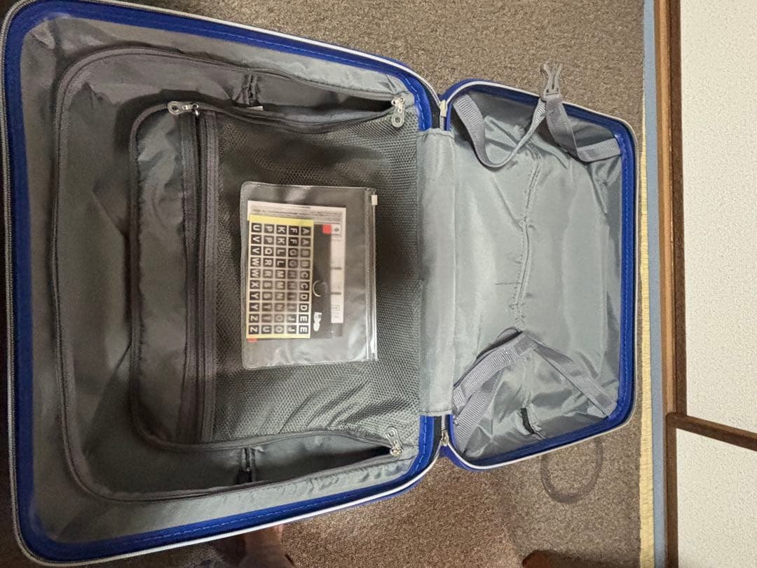 ANAオリジナル キャスターバッグ キャリーバッグ ブルー スーツケース