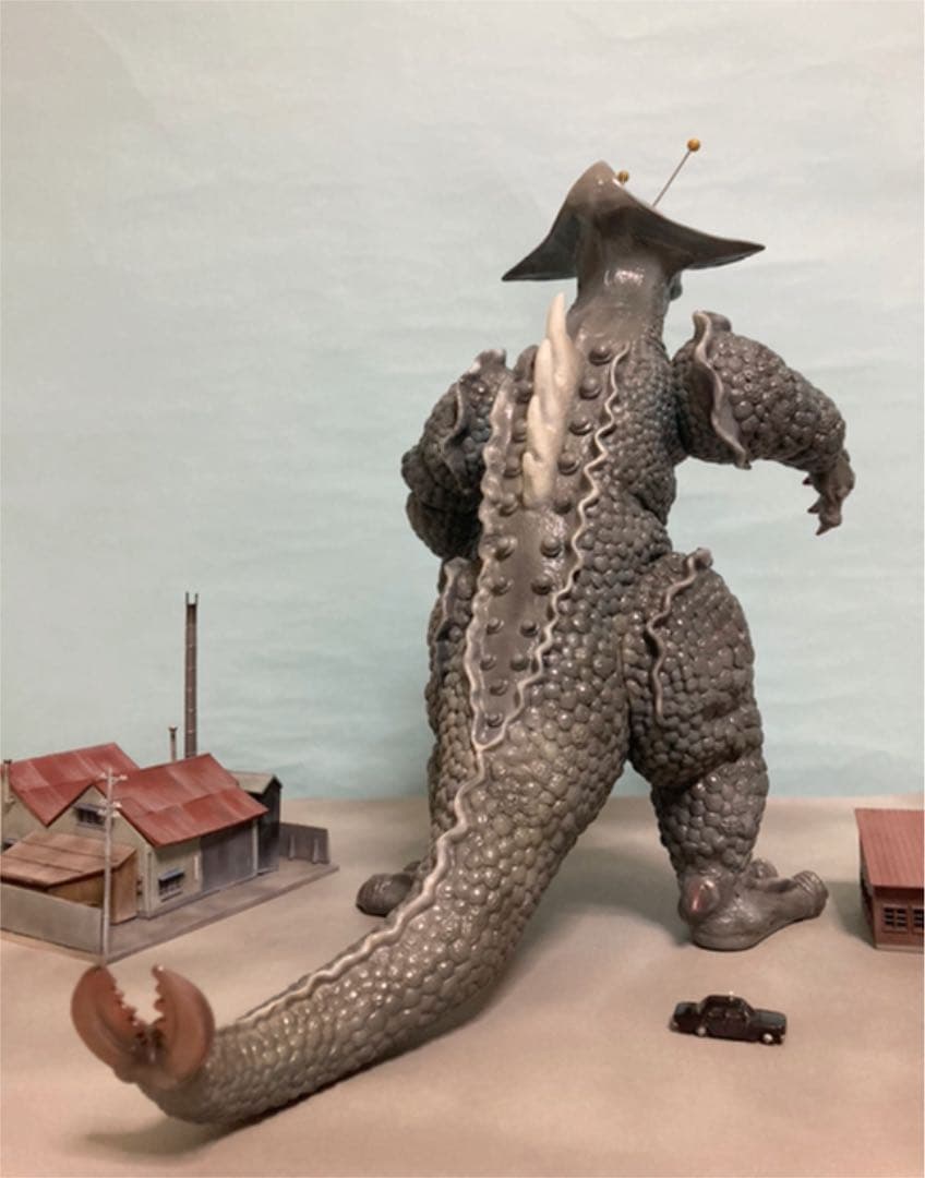 宇宙大怪獣 ギララ [カスタム品] + DVD + 工場 + ミニカー　レア