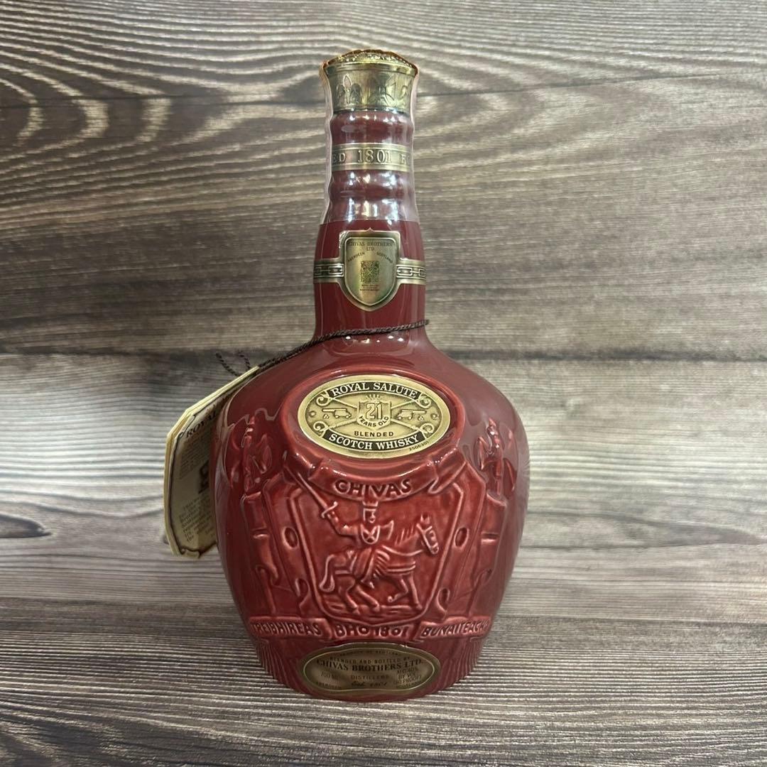 ロイヤルサルート　21年　スコッチウイスキー　赤　未開封