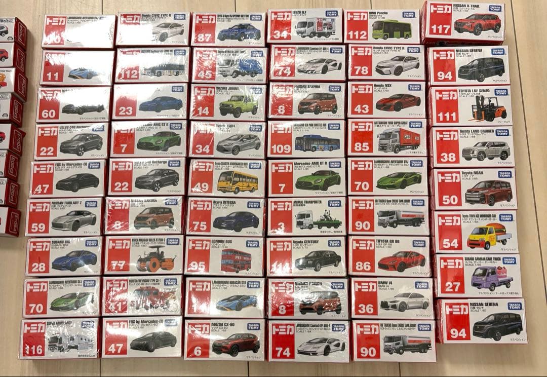 お得！【新品未開封】トミカ53個＋ポケットトミカ16個 まとめ売り 大量セット