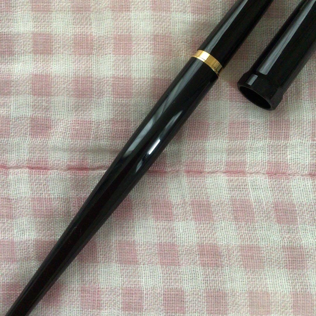 パイロット 14K 14金 万年筆 デスクペン EF 黒 廃盤