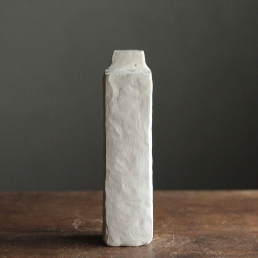 石塑粘土 立体作品 「高い塔の家」 No.3 オブジェ 現代美術