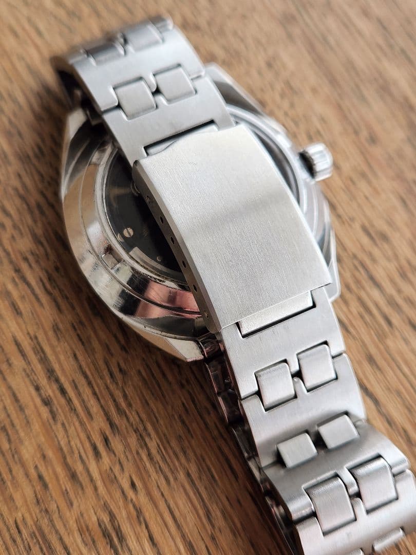 動作確認済　美品　シチズン　両面スケルトン　ノンデイト　ムーブブラック・ゴールド