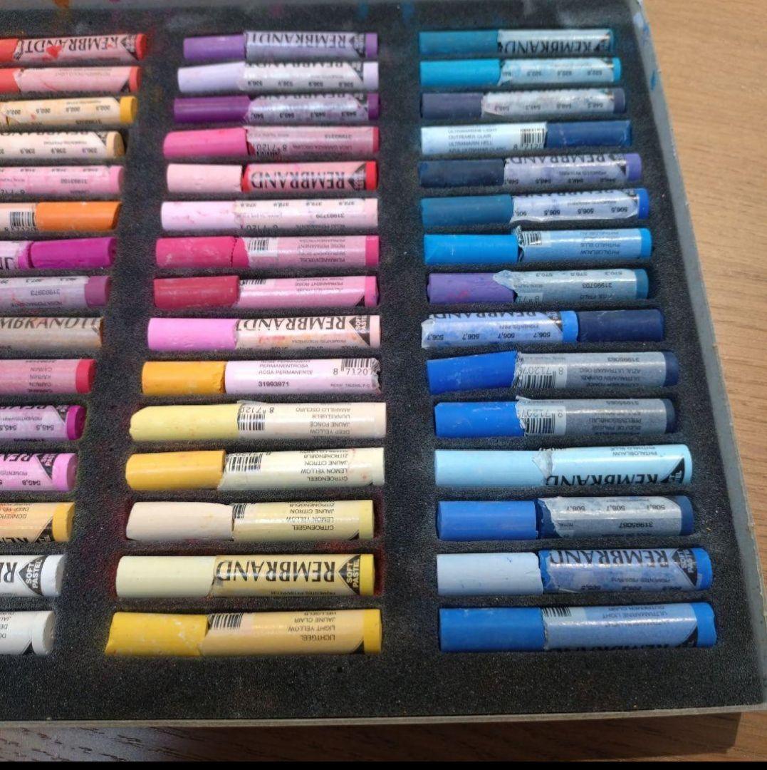 ($д$)様 ソフトパステル HOLBEIN＆REMBRANDT セット