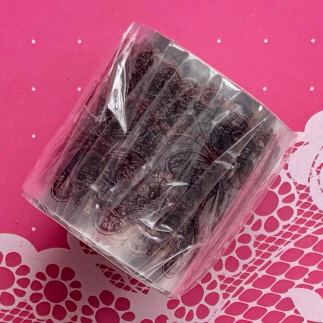 PET 复古蕾丝边 4cm×5m 海外マスキングテープ　海外マステ　蝶　レース