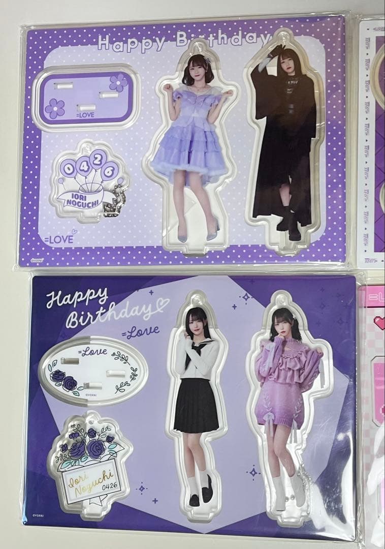 =LOVE 野口衣織　アクリルスタンド　まとめ売り