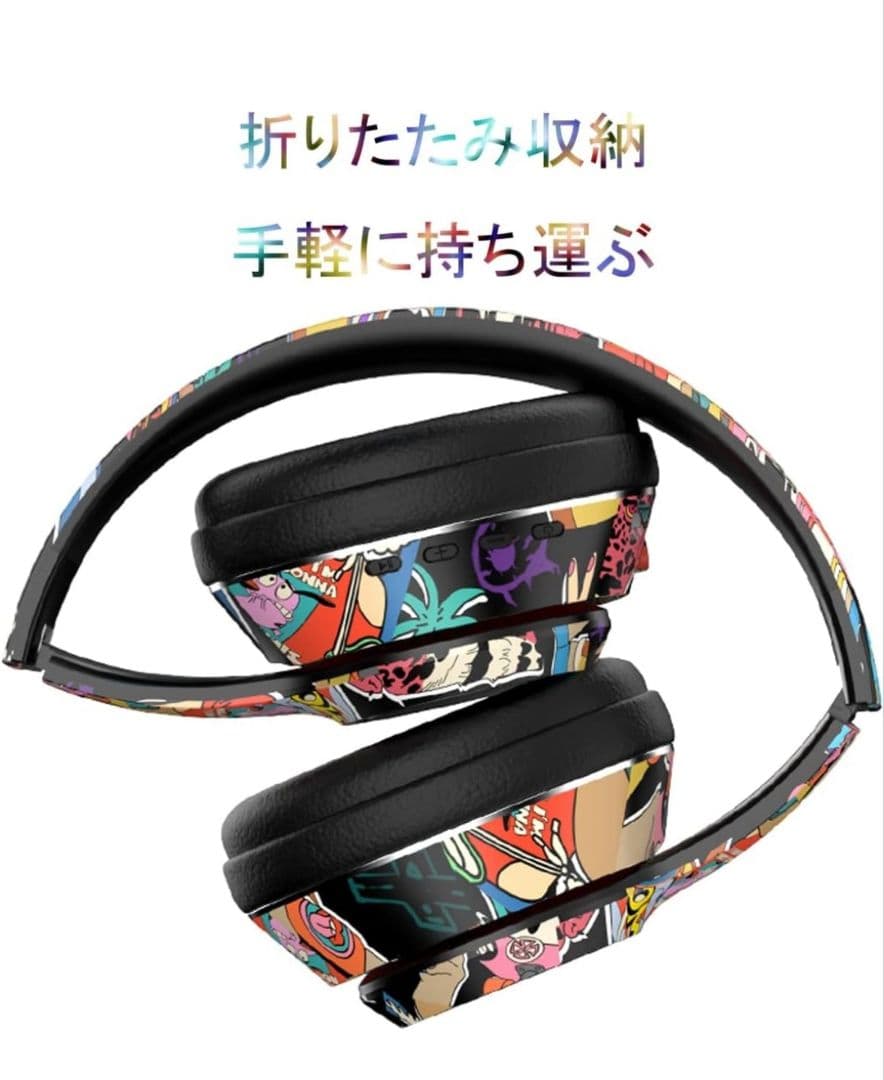 2022最新型Bluetoothイヤホン ブルートゥースイヤホン 折り畳み式⑤