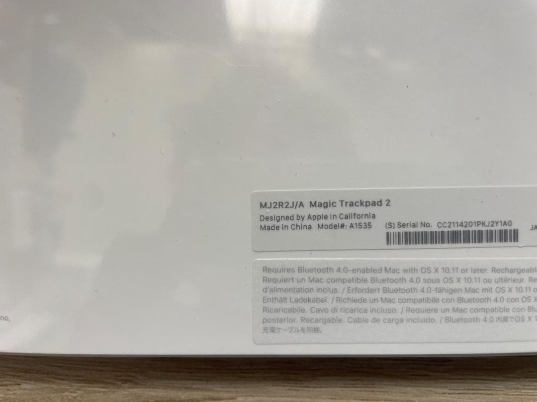 MacBookアクセサリー Apple Magic Trackpad 2 MJ2R2J/A