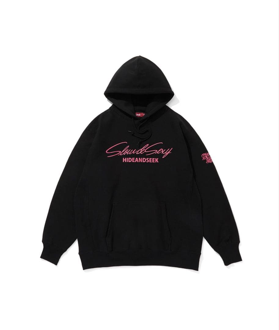 新品　hide and seek パーカー　XL