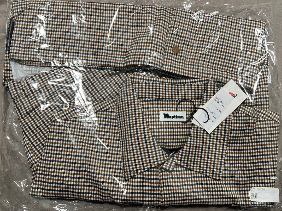 naptime コーチジャケット　チェック