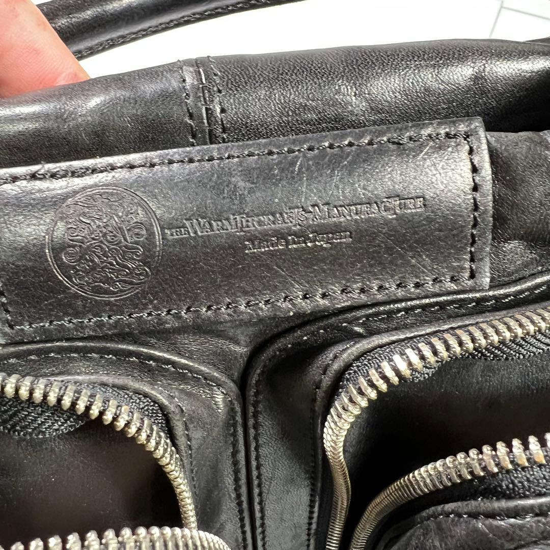 THE WARMTHCRAFTS マニュファクチャー SAM 黒 ビジネスバッグ