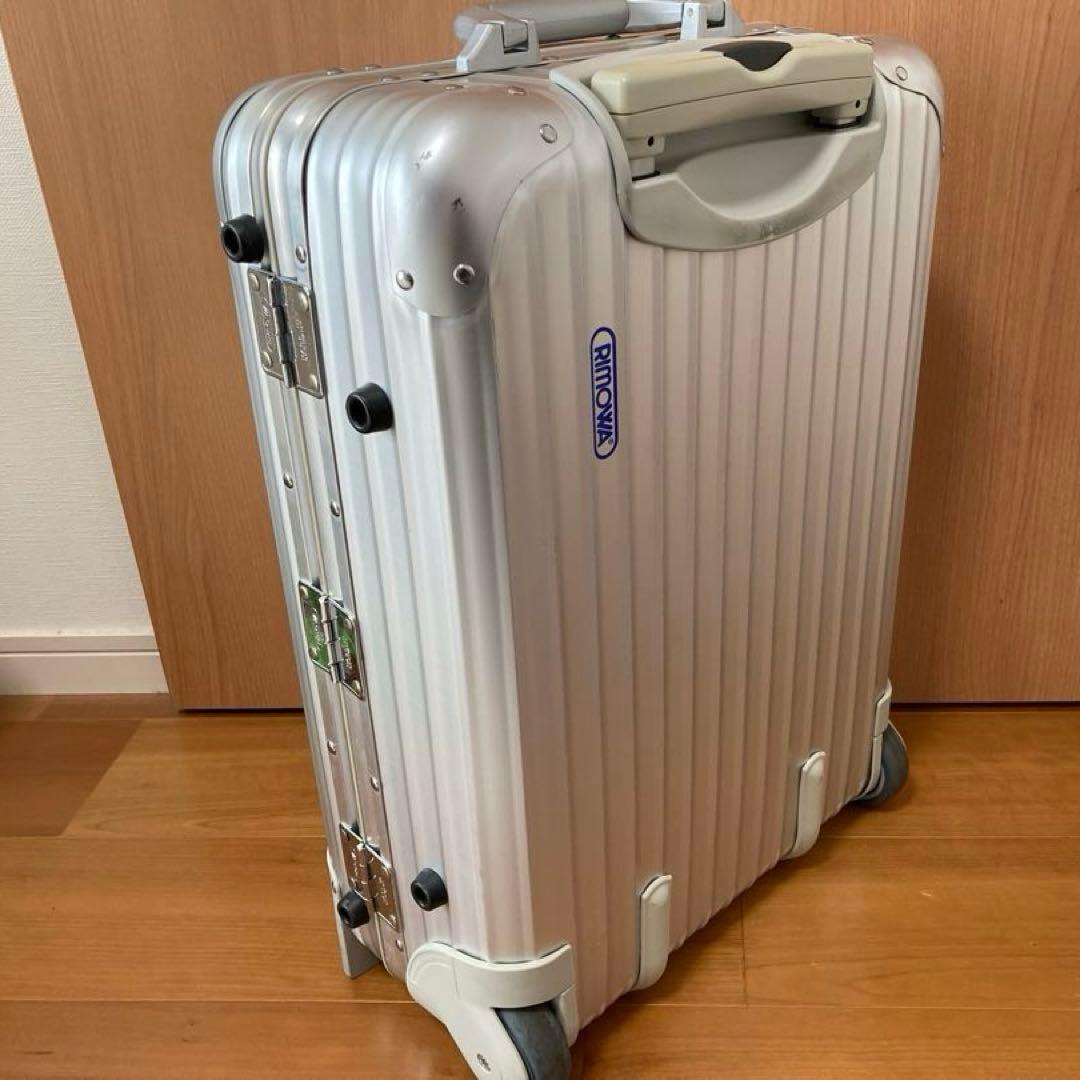 最終値下げ　美品　リモワRIMOWA トパーズTOPAS 32L 青ロゴ　2輪