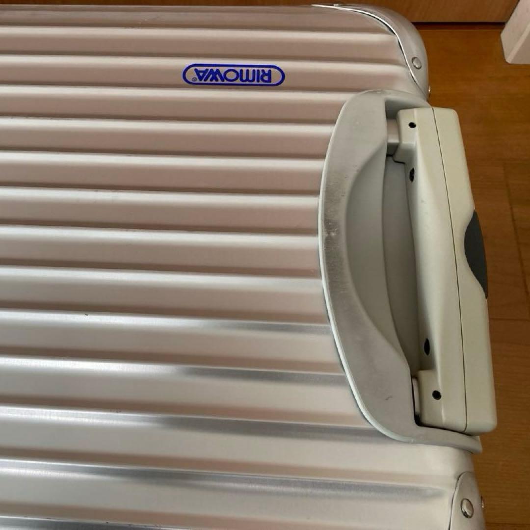 最終値下げ　美品　リモワRIMOWA トパーズTOPAS 32L 青ロゴ　2輪