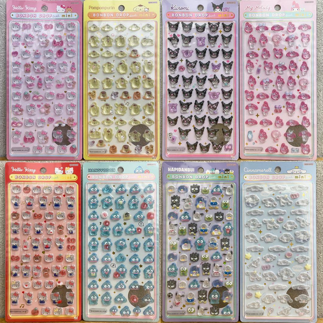 【正規品】 サンリオ ボンボンドロップシール ミニ 全種類 《即購入◎即日発送》