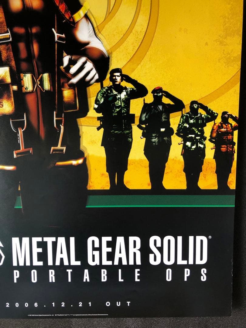 L GEAR SOLID: PORTABLE OPS ポスター