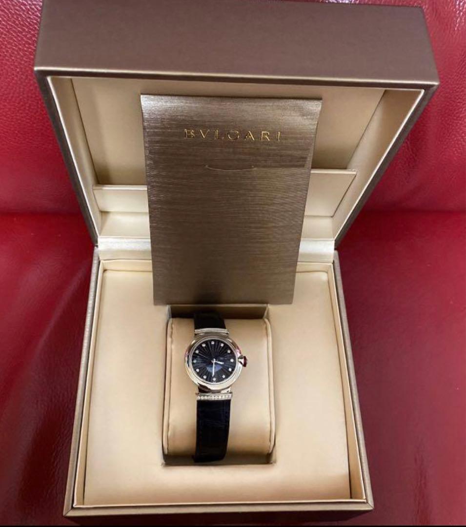 ブルガリ　ルチェア　時計　ラピスラズリ