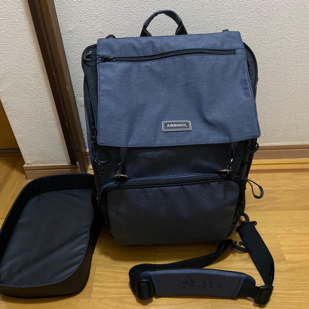 AIRBUGGY 中型犬用キャリーバッグ ネイビー