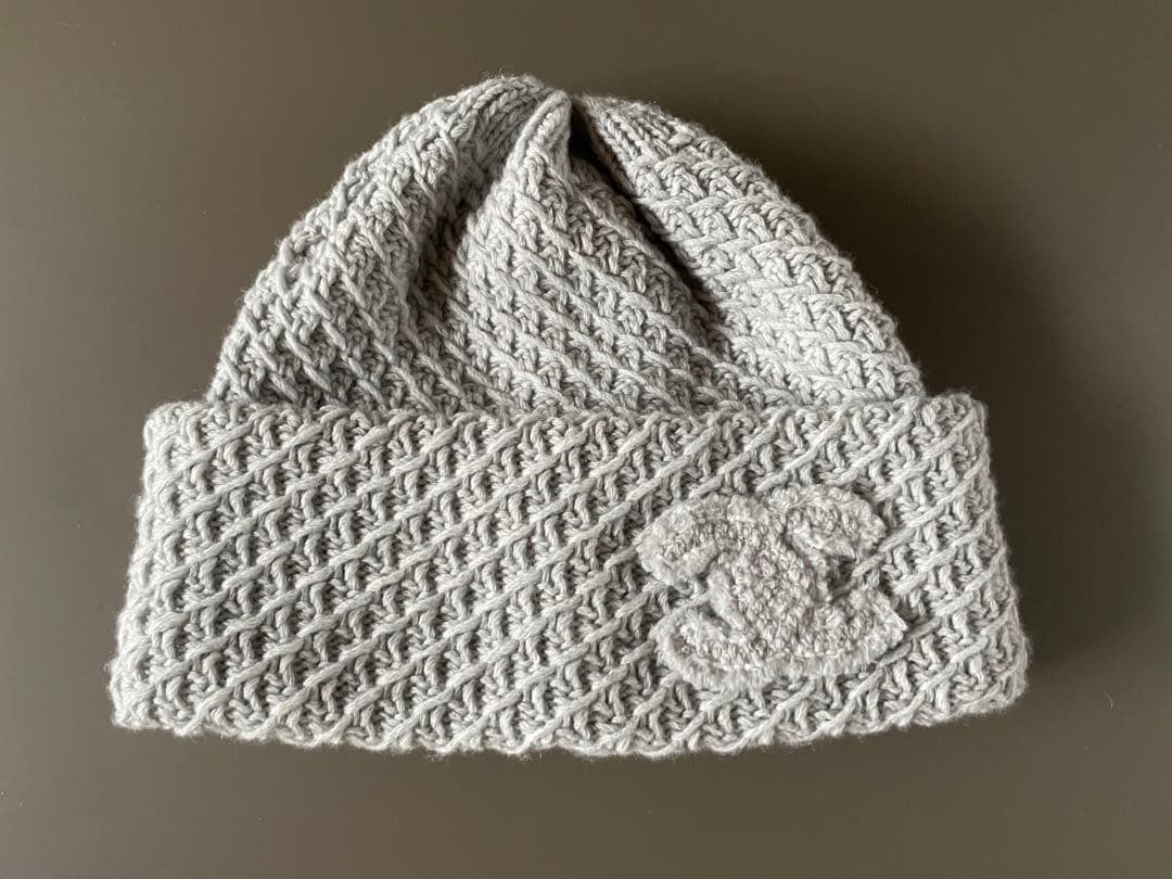 新品/CHANEL ニット帽　グレー